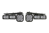 Diode Dynamics 2021 Ford Bronco Stage Series Fog Pocket Kit - Yellow Pro