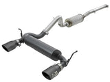 AFE 49-48062-B Rebel Series 2.5in 409 SS Cat-Back Exhaust w/ Black Tips for 2007+ Jeep Wrangler (JK) V6 3.6L/3.8L