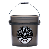 Chemical Guys Heavy Duty Detailing Bucket Smoked Black (4.5 Gal) - Case of 12