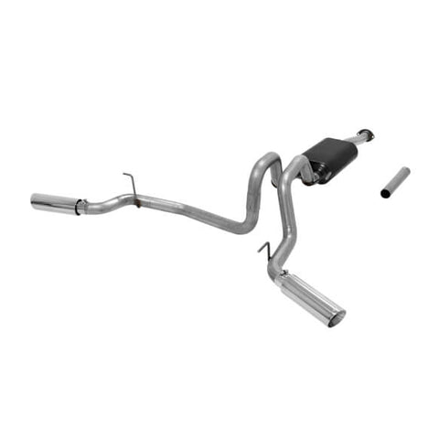 Flowmaster American Thunder Cat-back Exhaust System 817719 2016-2021 Toyota Tacoma with 3.5L engine. Fits 2/4 wheel drive, all wheelbases.