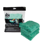 Chemical Guys Ultra Edgeless Microfiber Towel - 16in x 16in - Green - 3 Pack - Case of 16