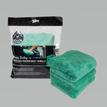 Chemical Guys Ultra Edgeless Microfiber Towel - 16in x 16in - Green - 3 Pack - Case of 16