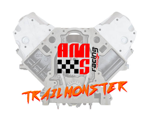 AMS Racing "Trail Monster" Gen III 5.3L Long Block w/ CNC Heads & BTR Cam