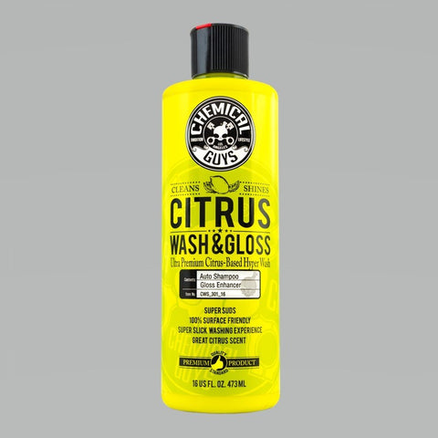 Chemical Guys Citrus Wash & Gloss Concentrated Car Wash - 16oz - Case of 6