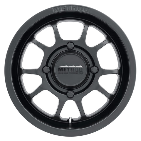 Method MR409 Bead Grip 15x10 / 5+5/0mm Offset / 4x136 / 106.25mm CB Matte Black Wheel