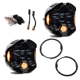 Baja Designs 07-18 Jeep Wrangler JK DOT LP6 LED Headlight Kit (For LED Headlights)- Amber