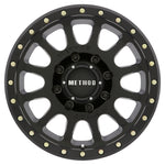 Method MR305 NV HD 18x9 +18mm Offset 8x6.5 130.81mm CB Matte Black Wheel