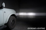 Diode Dynamics 21-Up Ford Bronco Stage Series Fog Pocket Kit - Yellow Max