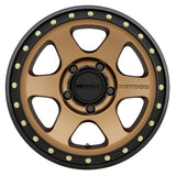 Method MR310 Con6 17x8.5 0mm Offset 5x5 71.5mm CB Method Bronze/Black Street Loc Wheel