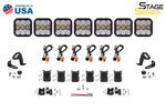 Diode Dynamics SS5 Sport Universal CrossLink 7-Pod Lightbar - Yellow Combo