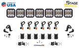Diode Dynamics SS5 Sport Universal CrossLink 7-Pod Lightbar - Yellow Combo