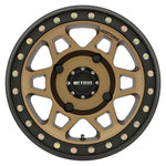 Method MR405 UTV Beadlock 15x7 4+3/13mm Offset 4x156 132mm CB Method Bronze Wheel - Matte Black Ring