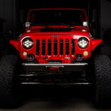 Baja Designs 07-18 Jeep Wrangler JK DOT LP6 LED Headlight Kit (For LED Headlights)- Amber