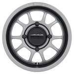 Method MR409 Bead Grip 15x7 / 4+3/13mm Offset / 4x156 / 132mm CB Steel Grey Wheel