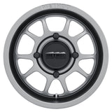 Method MR409 Bead Grip 15x8 / 4+4/0mm Offset / 4x156 / 132mm CB Steel Grey Wheel