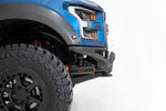 Addictive Desert Designs 17-20 Ford F-150 Raptor Bomber Front Bumper w/ 4 Rigid 360 6in Round Mounts