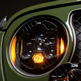 Baja Designs 18-25 Jeep Wrangler JL / 20-25 Gladiator JT DOT LP6 LED Headlight Kit - Amber