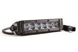 Diode Dynamics 6 In LED Light Bar Single Row Straight SS6 - White Flood Light Bar (Single)