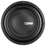 DS18 10in 600 Watts RMS 2 ohm DVC Shallow Mount Fiber Glass Subwoofer IXS Series