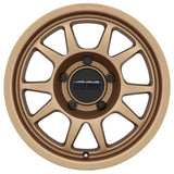 Method MR702 17x8.5 0mm Offset 5x5 71.5mm CB Method Bronze Wheel