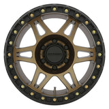 Method MR106 Beadlock 17x9 -44mm Offset 5x5 71.5mm CB Method Bronze w/BH-H24125 Wheel