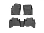 WeatherTech 13+ Toyota 4Runner Front and Rear Floorliners - Black