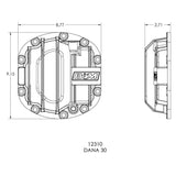B&M 12310 Nodular Iron Front Differential Cover for Dana 30