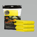 Chemical Guys Workhorse Professional Microfiber Towel - 16in x 16in - Yellow - 3 Pack - Case of 16