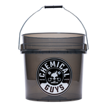 Chemical Guys Heavy Duty Detailing Bucket Smoked Black (4.5 Gal) - Case of 12