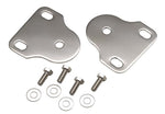 Kentrol 76-95 Jeep CJ/Wrangler YJ Interior Windshield Brackets Pair - Polished Silver