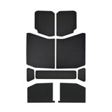 DEI 2018-Up Jeep Wrangler JL 4-Door Leather Look Headliner 9-pc - Black