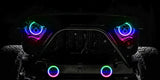 Oracle Lighting 5846-332 Jeep Wrangler JK/JL/JT High Performance 20W LED Fog Lights - Dynamic ColorSHIFT