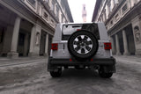 Rally Armor 18-22 Jeep JL Wrangler Black UR Mud Flap w/ White Logo