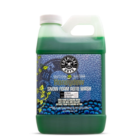Chemical Guys Honeydew Snow Foam Auto Wash Cleansing Shampoo - 64oz - Case of 4