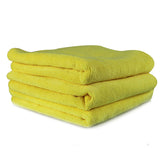 Chemical Guys Workhorse Professional Microfiber Towel - 16in x 16in - Yellow - 3 Pack - Case of 16