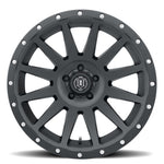 ICON Compression 20x10 5x5 -12mm Offset 5in BS 71.5mm Bore Satin Black Wheel