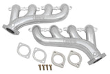 Hooker 8502-1HKR BlackHeart LS Swap Exhaust Manifolds - 2.50 inch Outlet - Silver Ceramic Finish