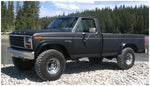 Bushwacker 80-86 Ford Bronco Cutout Style Flares 2pc - Black