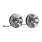 KC HiLiTES 42341 KC Headlights Gravity LED 7in 2-Light 2007-2018 Jeep Wrangler JK