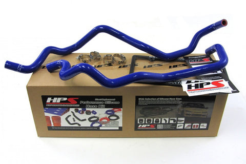 HPS Blue Reinforced Silicone Heater Hose Kit for Jeep 07-11 Wrangler JK 3.8L V6 Left Hand Drive