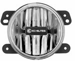 KC HiLiTES 1494 KC G4 Gravity LED 4in SAE ECE Fog 1-Light 2007-2009 Jeep Wrangler JK