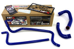 HPS Blue Reinforced Silicone Radiator   Heater Hose Kit for Jeep 02-06 Wrangler TJ 4.0L Left Hand Drive