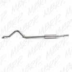 MBRP 2007-2009 Jeep Wrangler (JK) 3.8L V6 4 dr Off-Road Tail Pipe Muffler before Axle