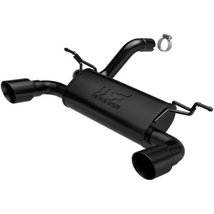 MagnaFlow 19388 Street Series Dual Black Tip Axle-Back Exhaust for 2018+ Jeep Wrangler 3.6L