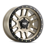 Dirty Life 9309 Canyon Pro 17x9/6x139.7 BP/0mm Offset/106mm Hub Satin Gold Wheel - Beadlock