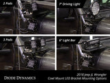 Diode Dynamics 18-21 Jeep JL Wrangler/Gladiator Cowl Mount LED Bracket Kit