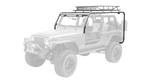 Body Armor 4x4 97-06 Jeep Wrangler TJ Cargo Roof Rack Box 1 Of 2