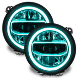 Oracle Lighting 1346 Jeep Wrangler JL ColorSHIFT® RGB+W Headlight DRL Upgrade Kit