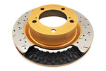 DBA 07-18 Jeep Wrangler (302mm Front Rotor) Front 4000 Series Cross Drilled Rotor w/Blk Hat