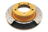 DBA 07-18 Jeep Wrangler (302mm Front Rotor) Front 4000 Series Cross Drilled Rotor w/Blk Hat